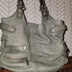 Liebeskind Berlin Grey moto tote bag